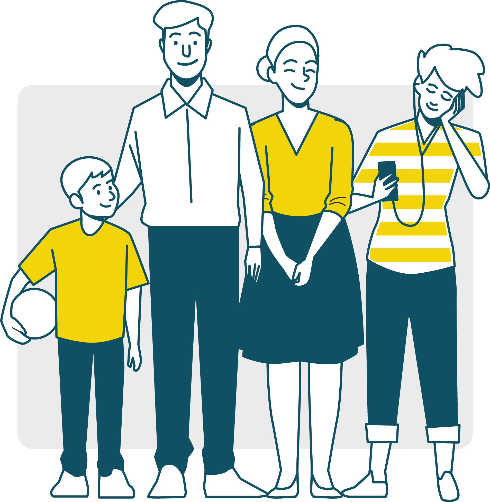 Imagem ilustrativa da página Famílias