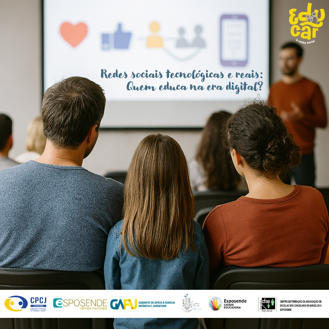 Imagem do módulo Redes sociais tecnológicas e reais: Quem educa na era digital?