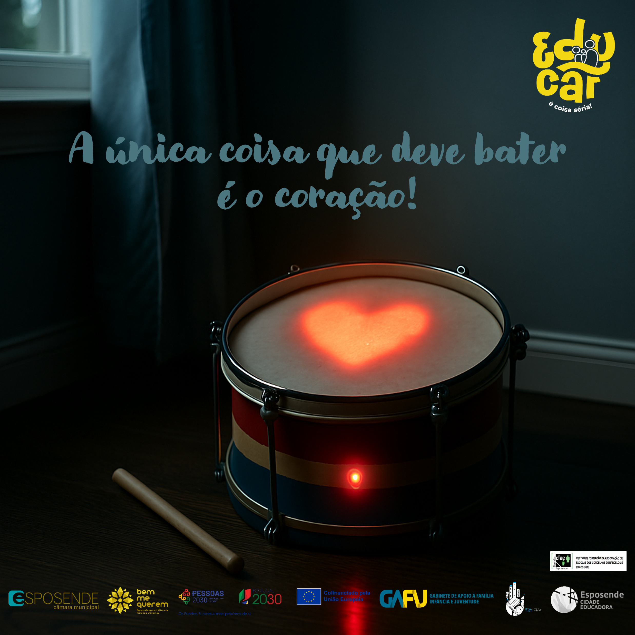 Imagem do módulo A única coisa que deve bater é o coração!