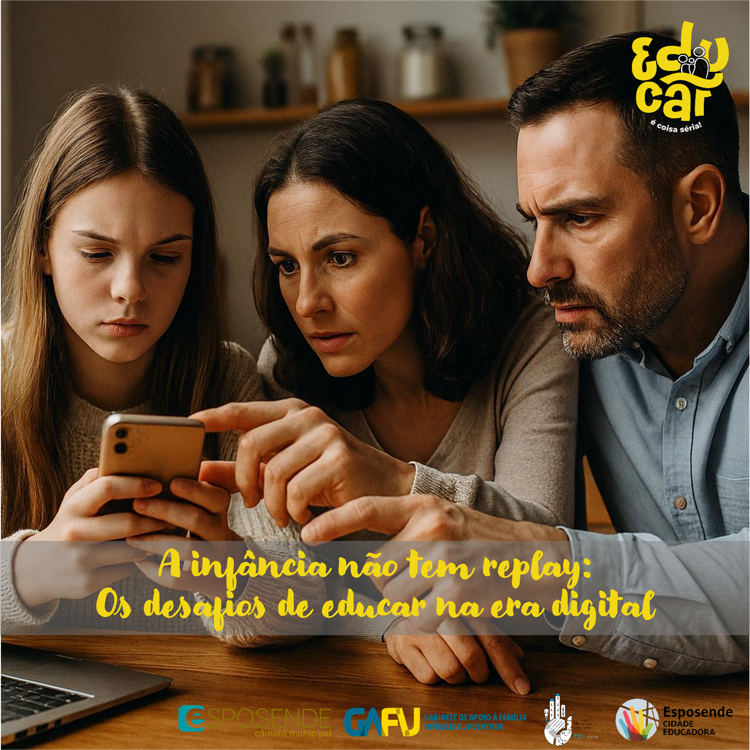 Imagem do módulo A infância não tem replay: Os desafios de educar na era digital
