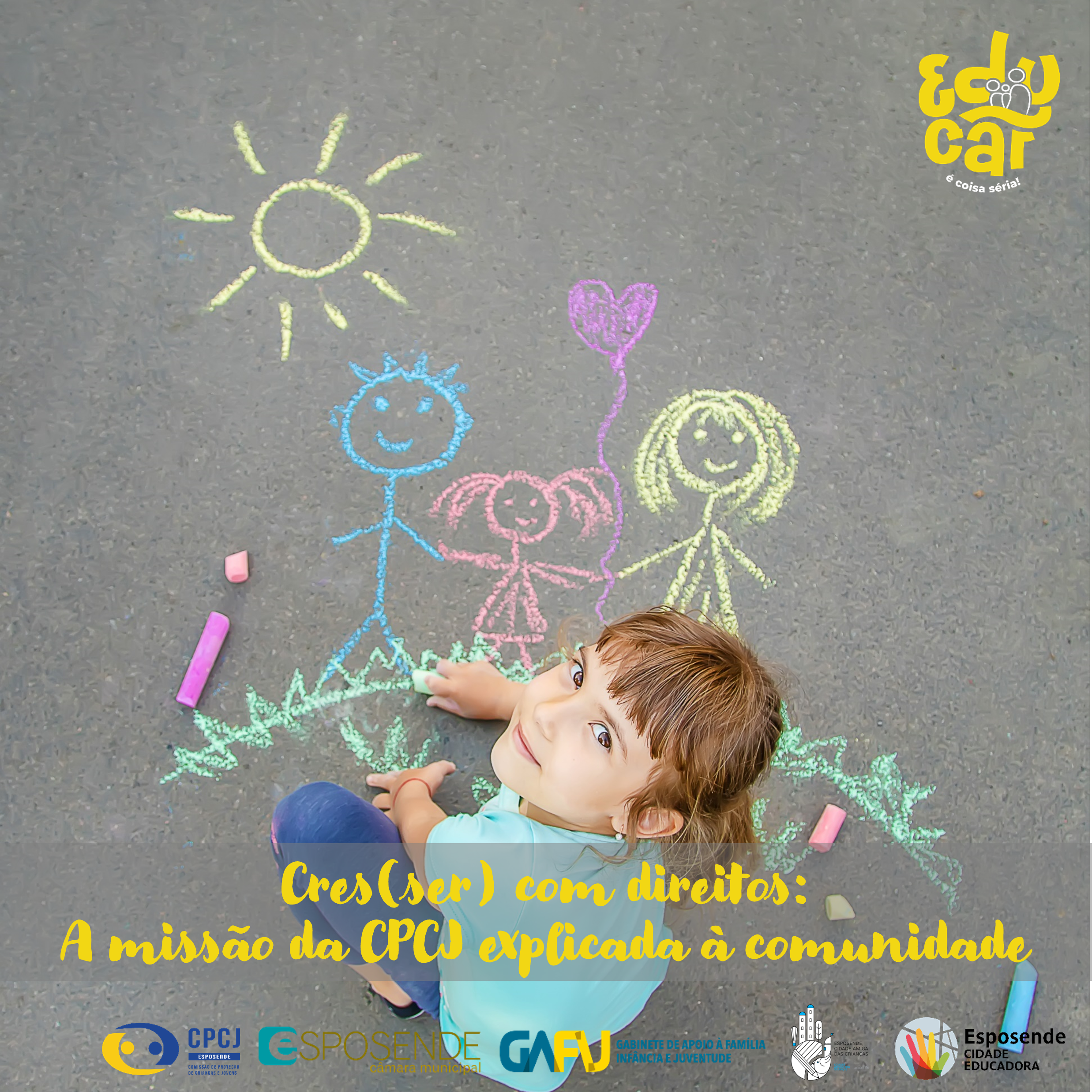 Imagem do módulo Cres(ser) com direitos: A missão da CPCJ explicada à comunidade